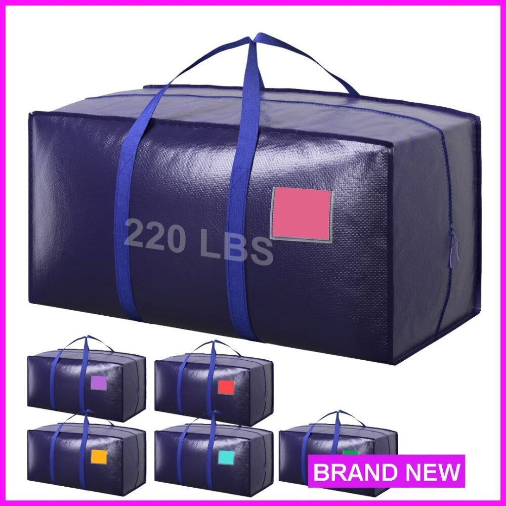 Heavy Duty Moving Bags Storage Bins Packing Cubes Durable Travel Home